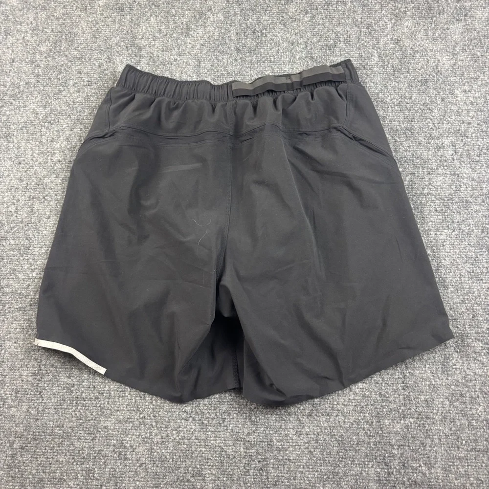 Lululemon Men’s Black Surge Short 6” Lined Athletic Shorts Size: Medium - Picture 2 of 9